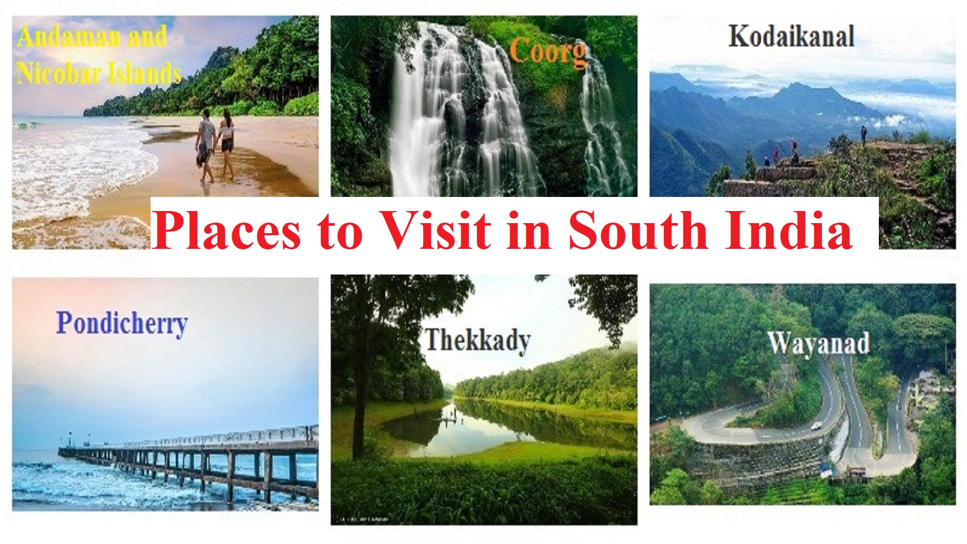 Tourist Destination in South India