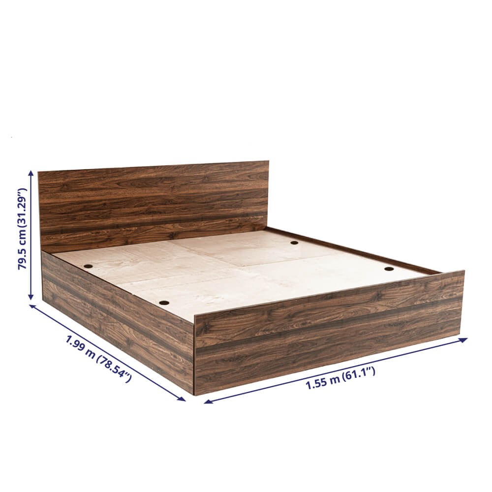 Buy Wakefit Taurus Engineered Wood Bed Online at Best offered price by wakefit