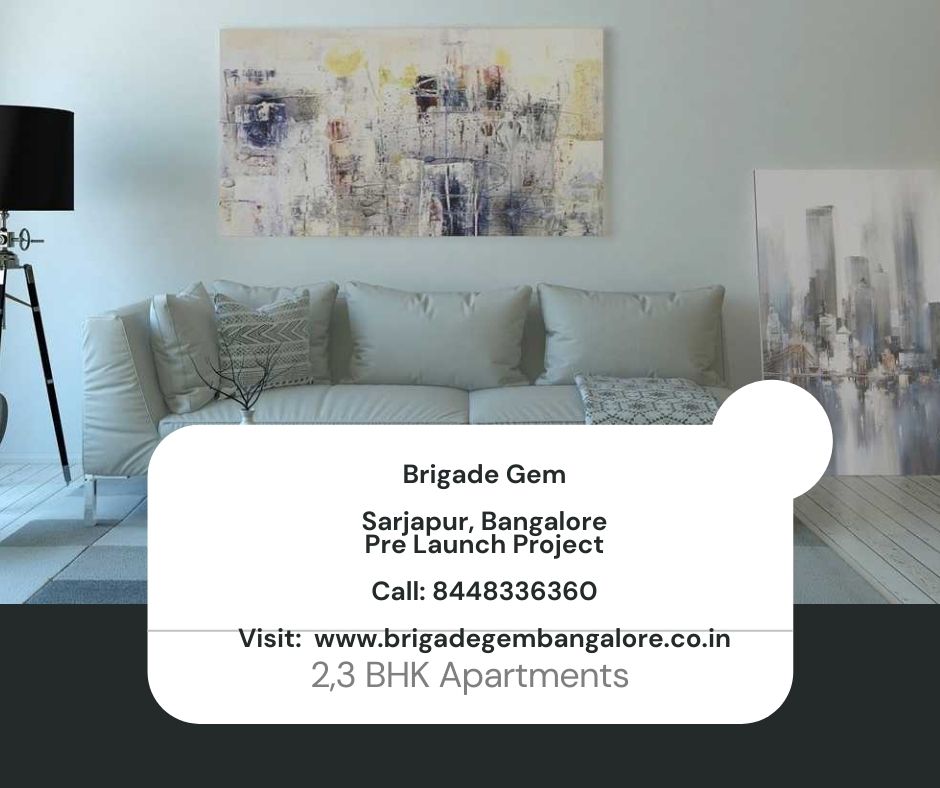 Brigade Gem | Sarjapur, Bangalore | Brochure | Floorplan