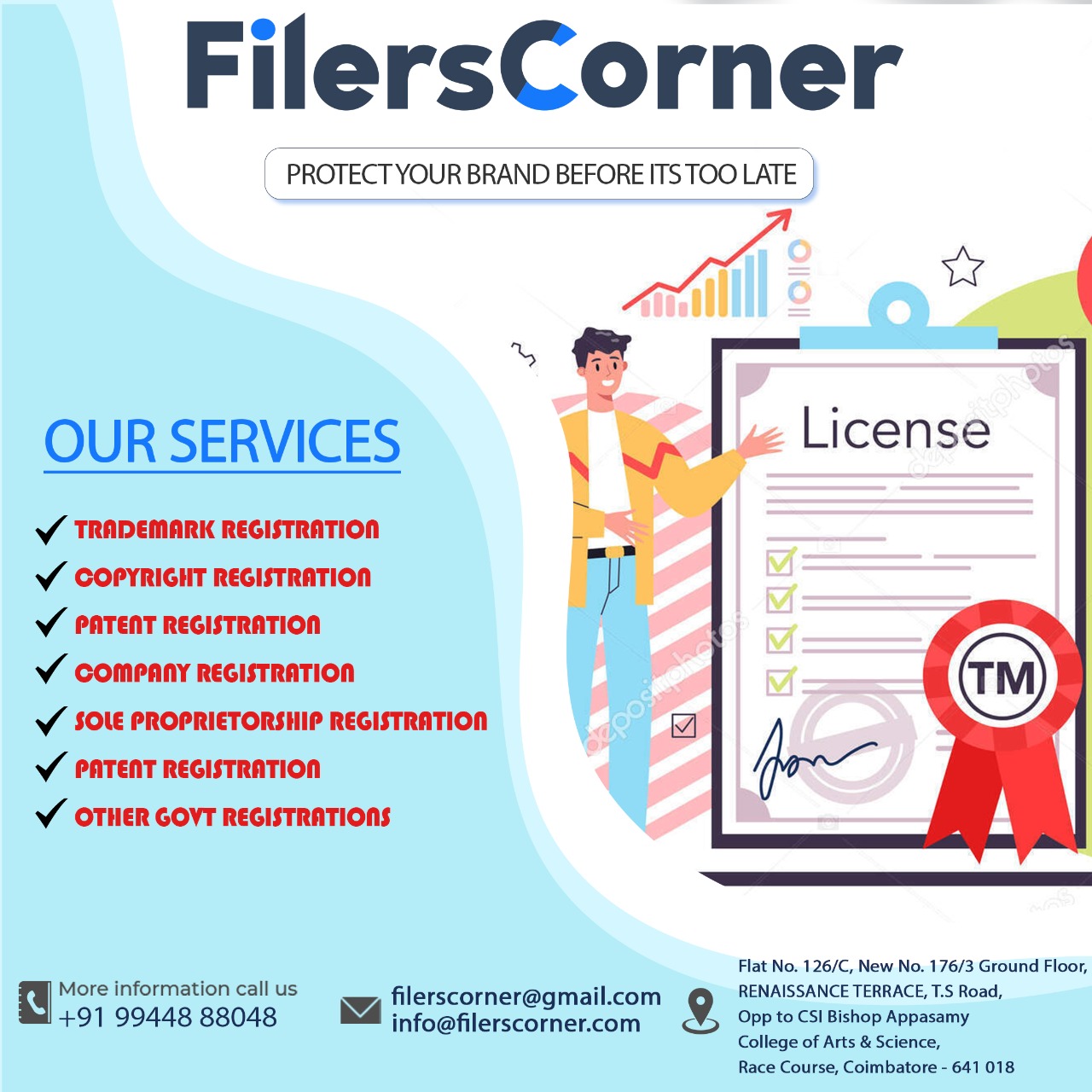 Filerscorner : Company registration in Coimbatore