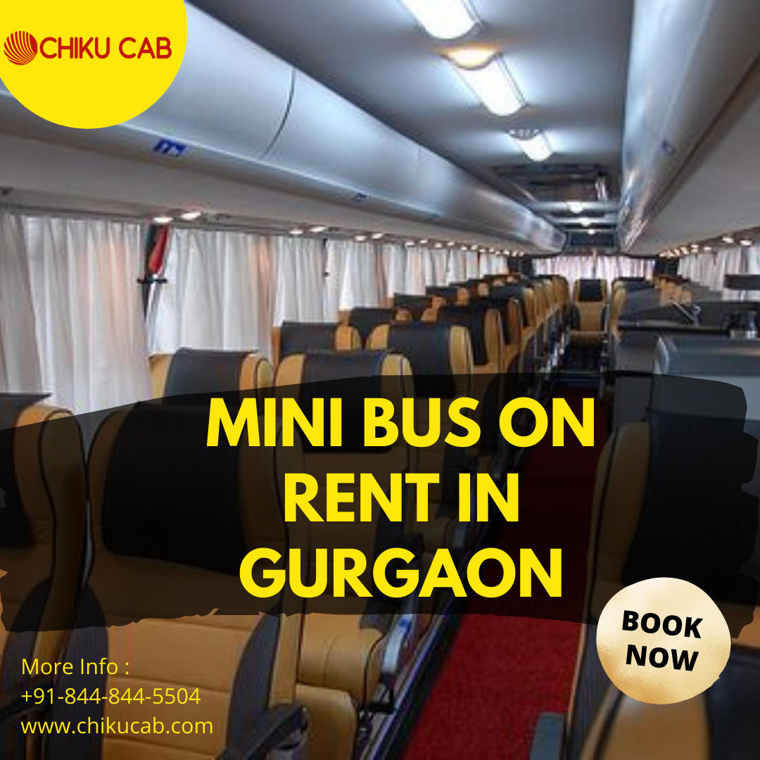 Mini bus on rent in Gurgaon