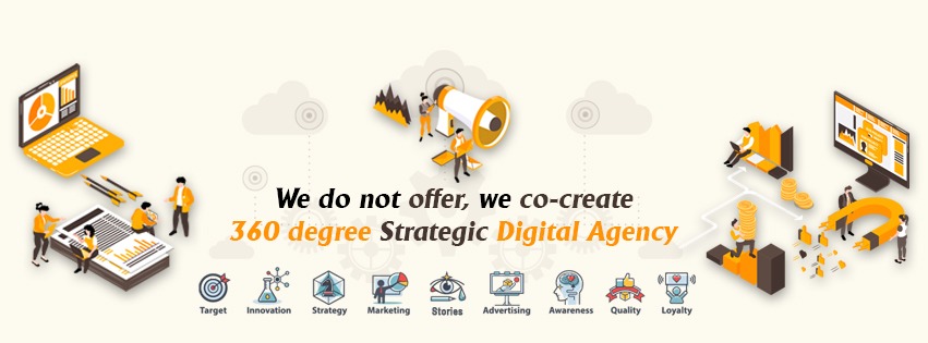 we do not offer, we co-create 360 degree strategic digital agency