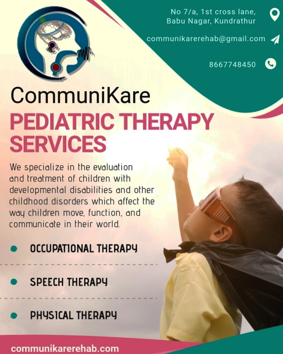 Communikare Rehab Clinic & Hearing aid center,Kundrathur,Chennai. Speech therapy