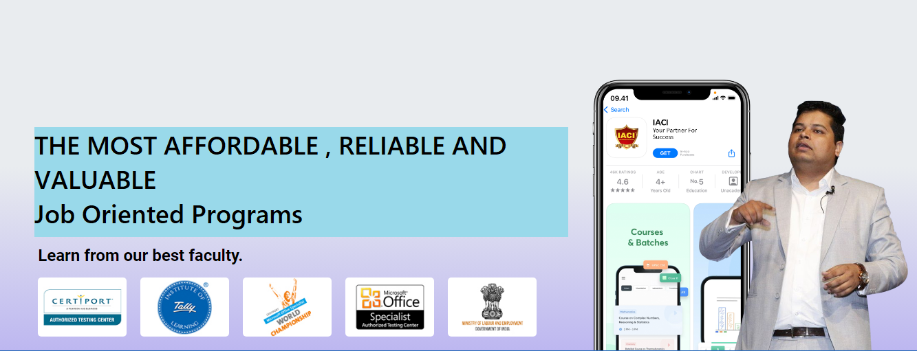 IACI -Tally Training Delhi, Programming & Accounting Certification in Delhi