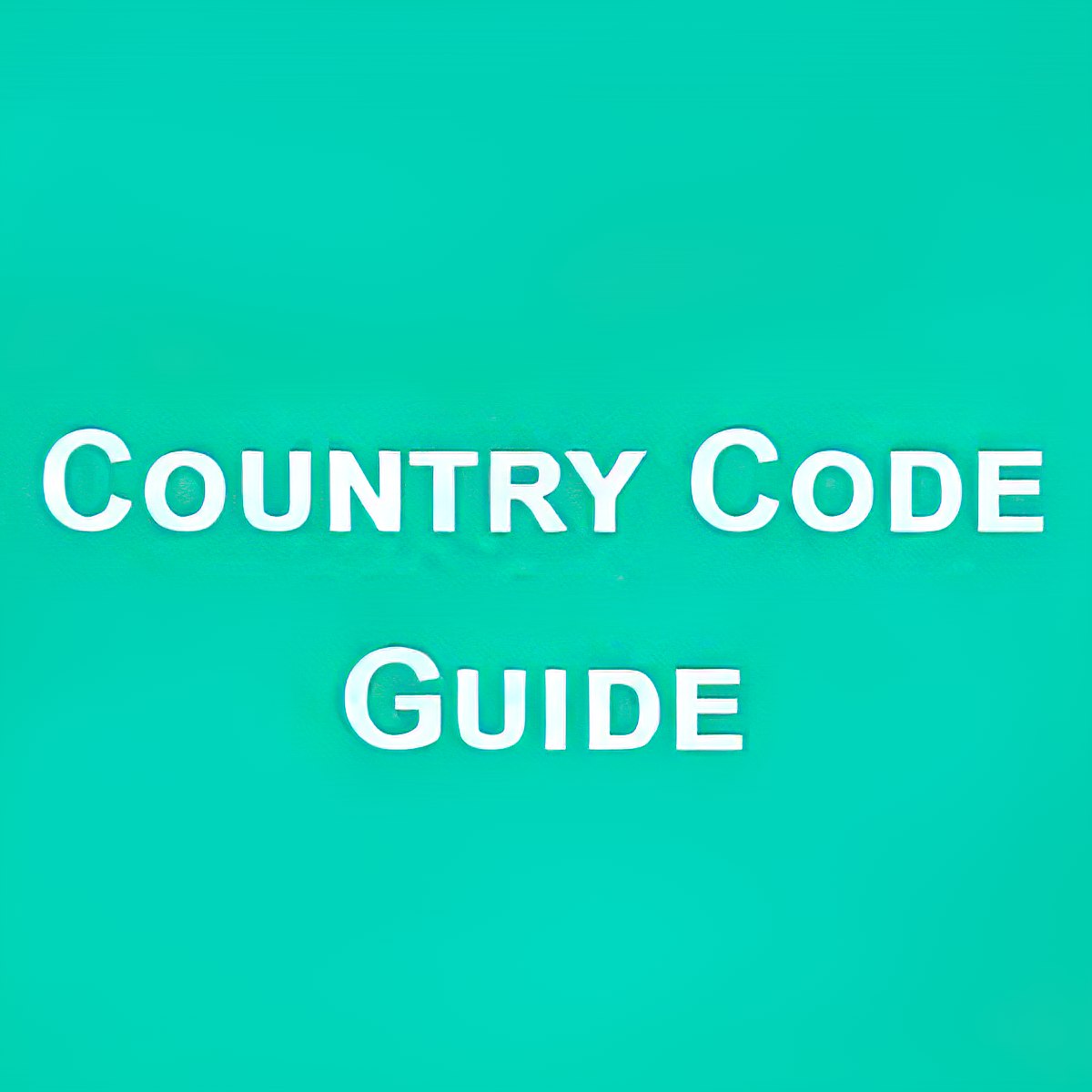Country Code Guide