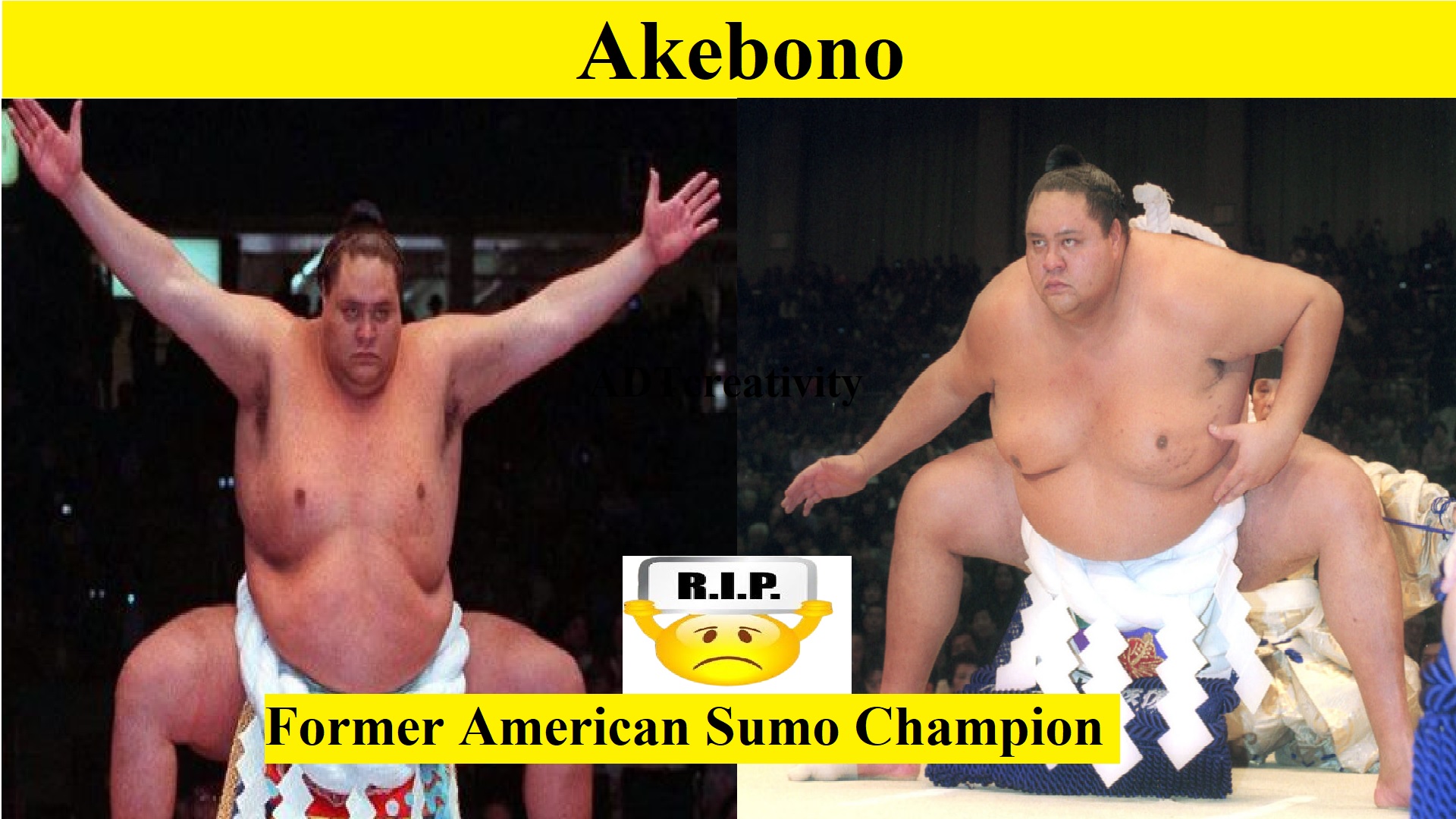 Akebono Tarō Famous American Sumo Champion Akebono Dies At 54,  Obituary & Funeral