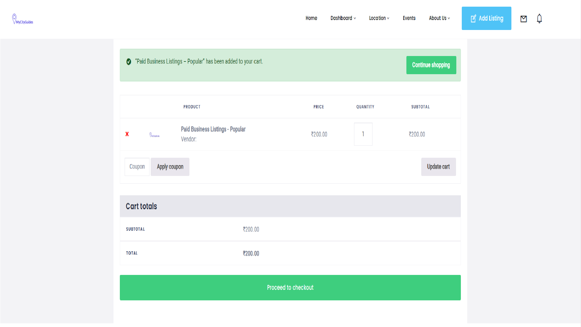 Paid Business Listing on Google