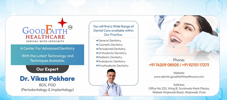 Dr. Vikas Pakhare – Periodontist & Implantologist in Hinjewadi | Best Dentist in Hinjewadi, Pune