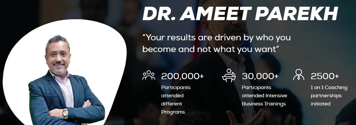 Top Business Coaching In India Dr. Ameet Parekh Business Coach