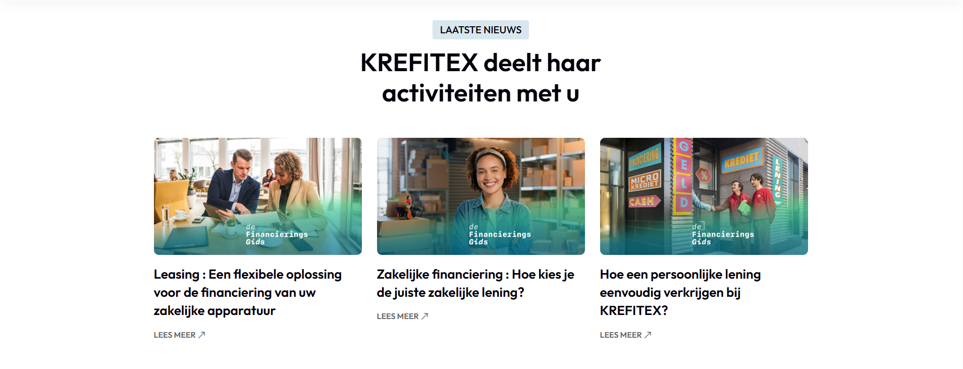 Zakelijke Financiering voor Groeiende Bedrijven | KREFITEX België