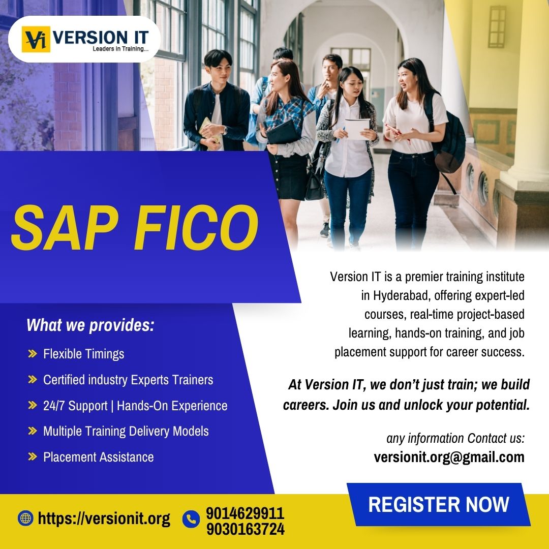 SAP Fico Training in Hyderabad – Version IT