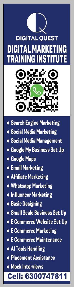 Digital Marketing Institute in Hyderabad | Digital Quest KPHB
