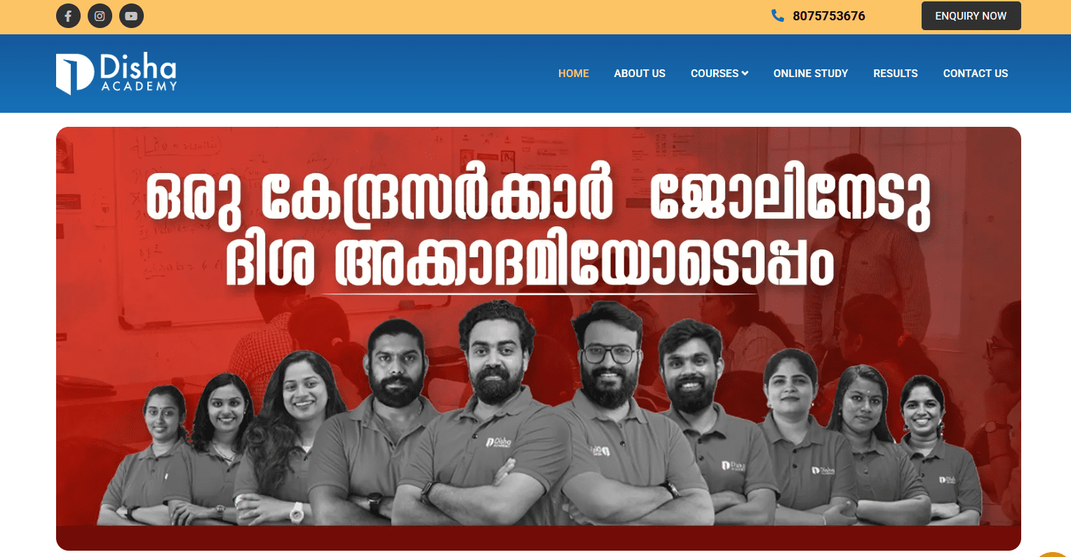 Disha Academy : Affordable Competitive Exam Coaching in Kerala
