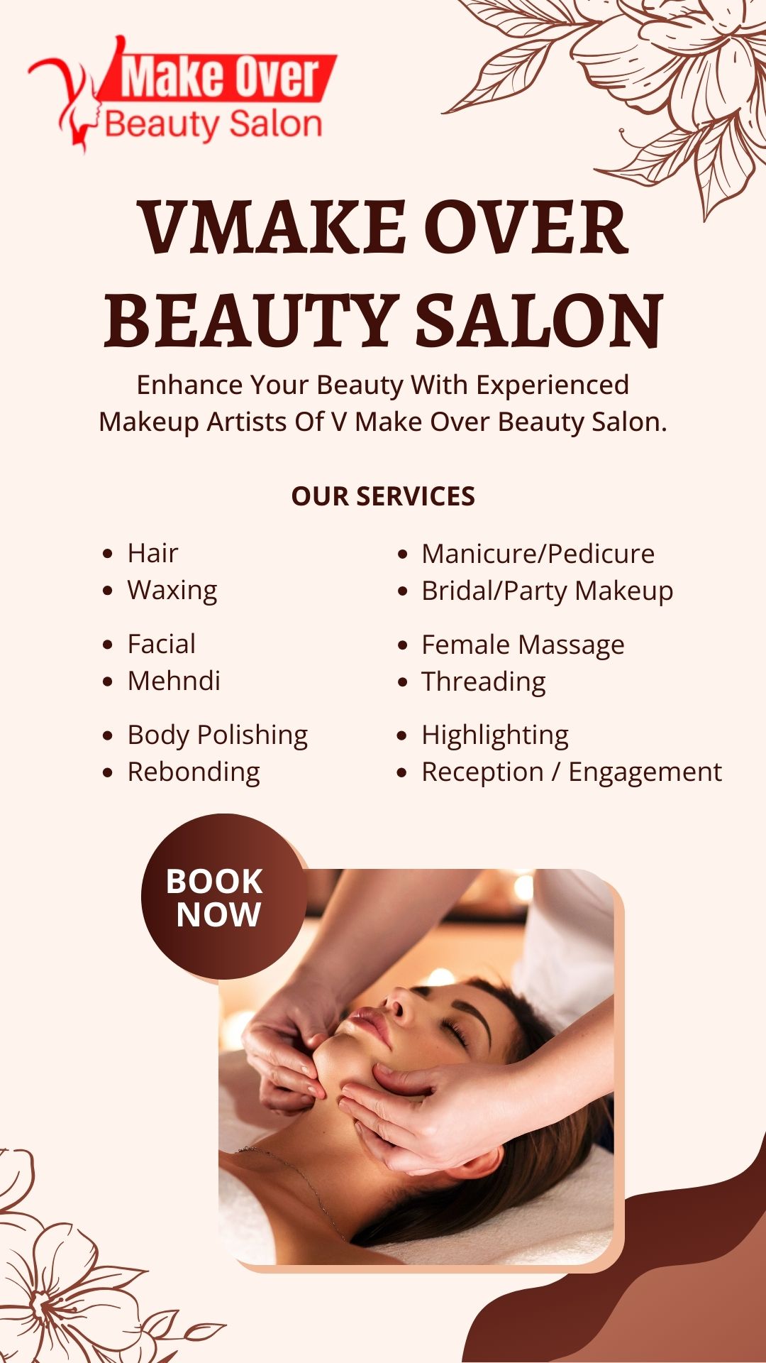 V Make Over Beauty Salon – Best beauty salon in Jaipur
