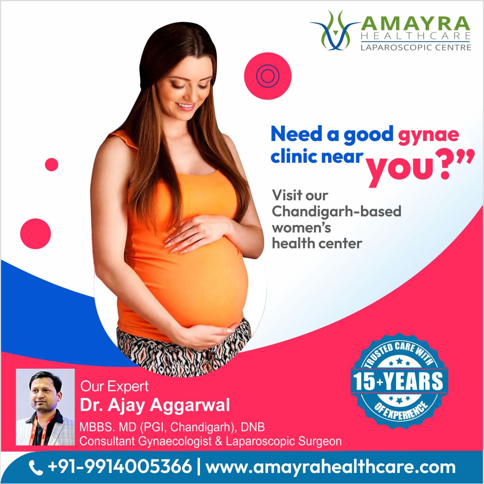 Dr. Ajay Aggarwal – Best Gynecologist in Chandigarh for Comprehensive Women’s Health Care