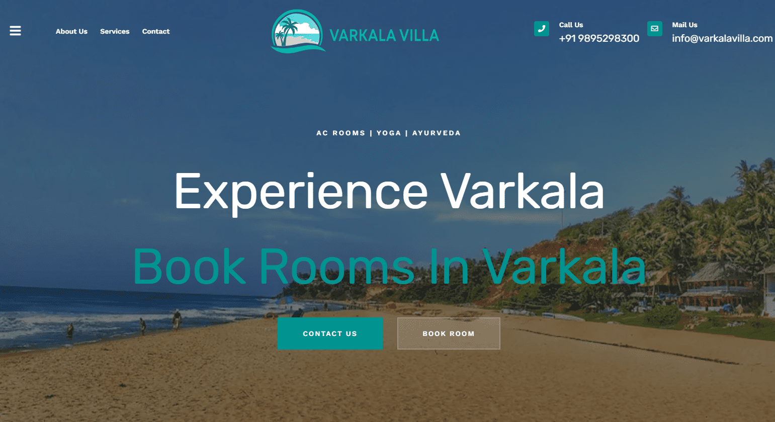 Varkala Villa : Accommodation in Varkala