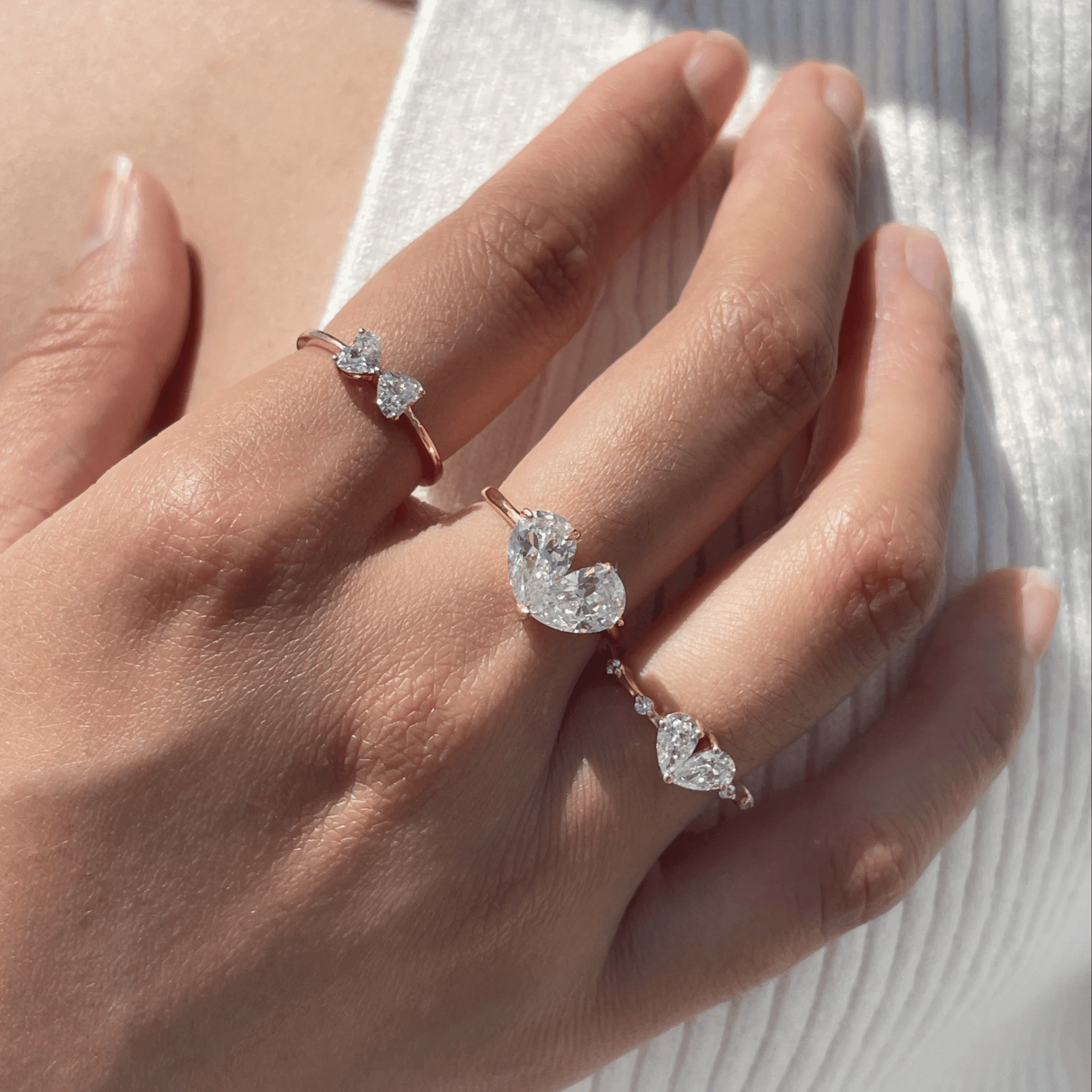Toi Moi Ring Collection – Romantic Two-Stone Designs | KRK Jewels