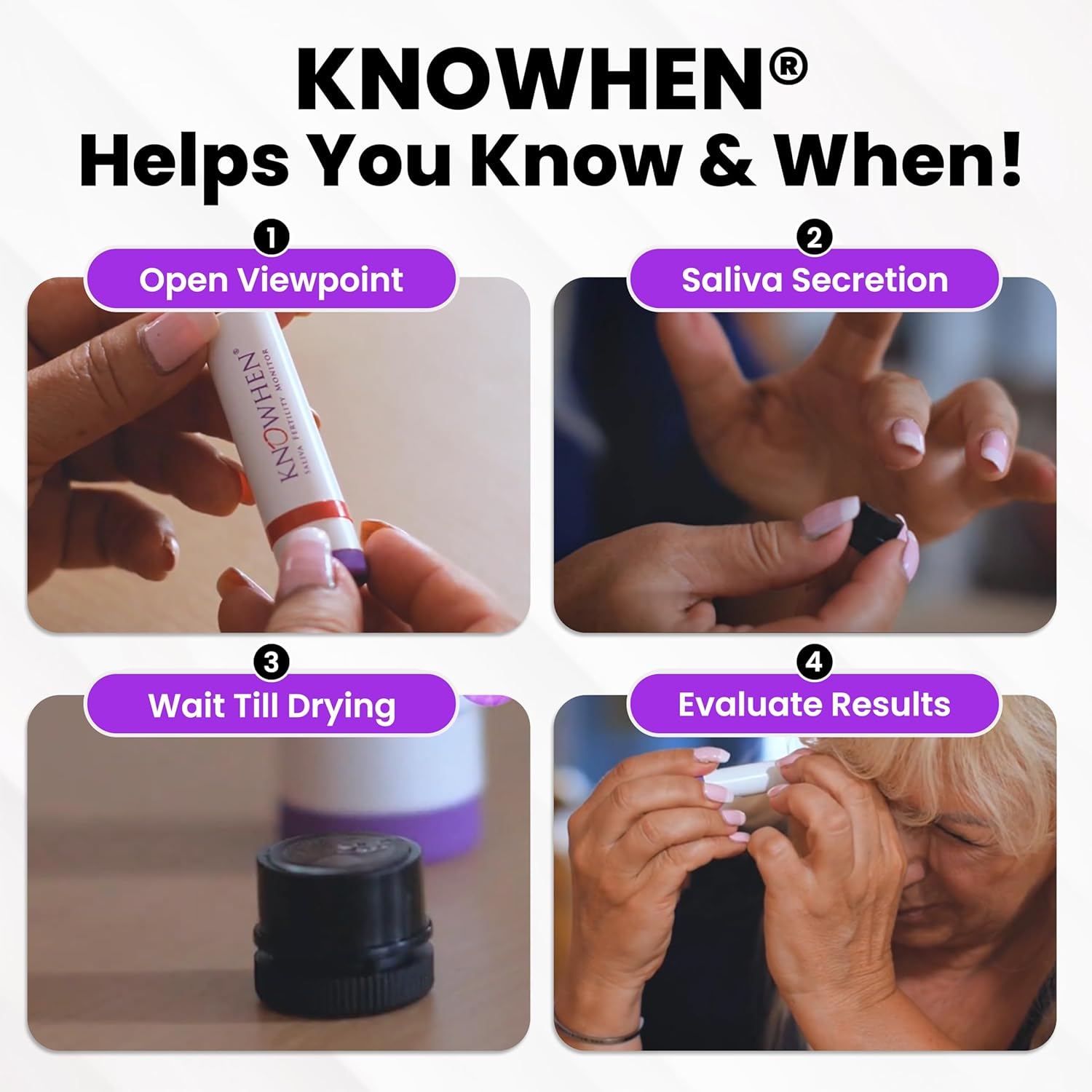 Saliva Ovulation Kit for Easy Fertility Tracking