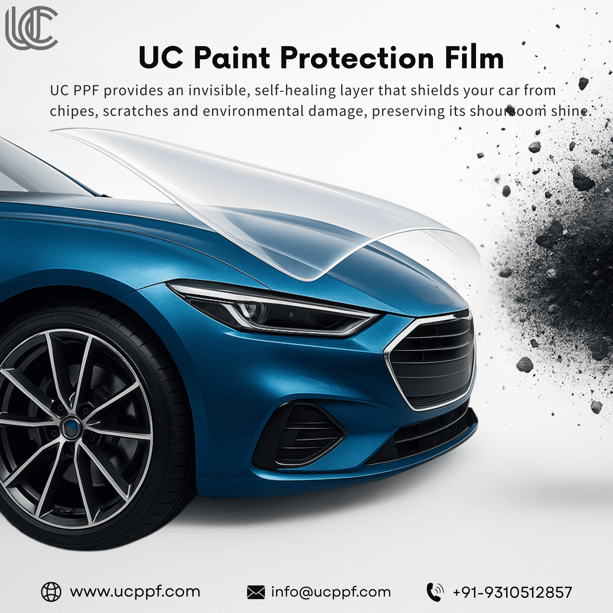 UC PPF Providing Premium Paint Protection Film for Life-Time Shine