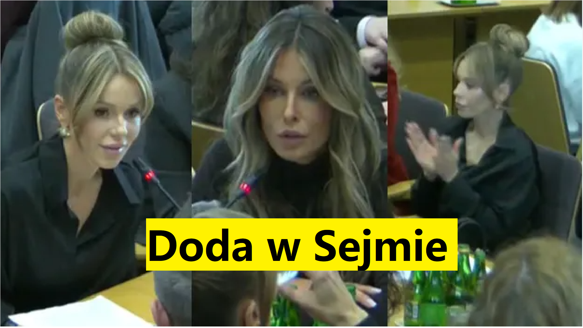 Doda i Małgorzata Rozenek-Majdan razem w Sejmie