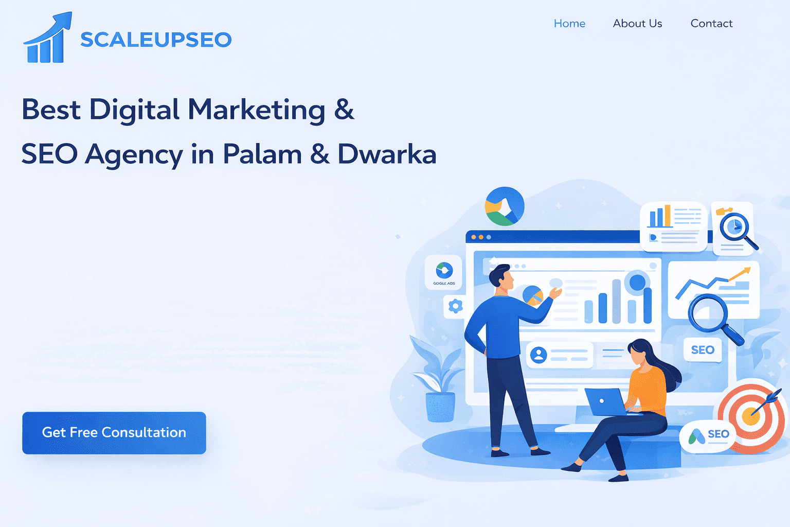 Scale Up SEO – Digital Marketing & SEO Agency in Palam Dwarka