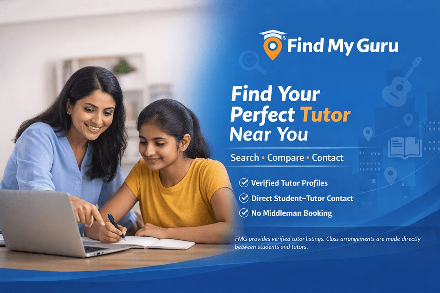Find My Guru (FMG) – Verified Tutor Discovery Platform in India