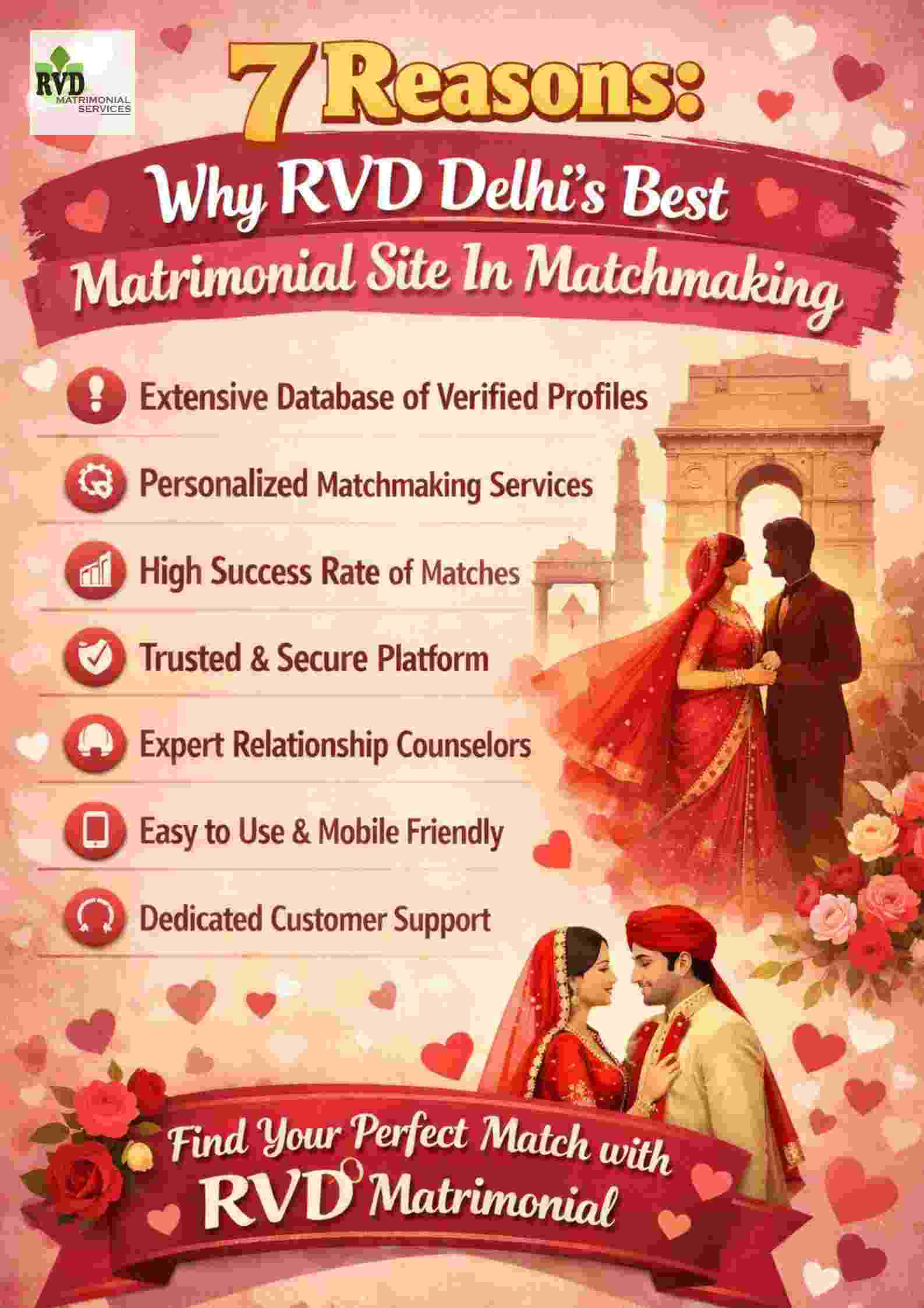 7 Reasons RVD Is Delhi’s Best Matrimonial Matchmaker