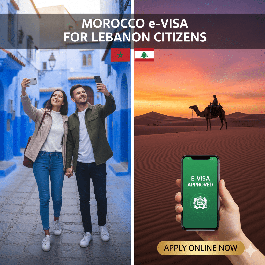 Morocco e-Visa for Lebanon Citizens