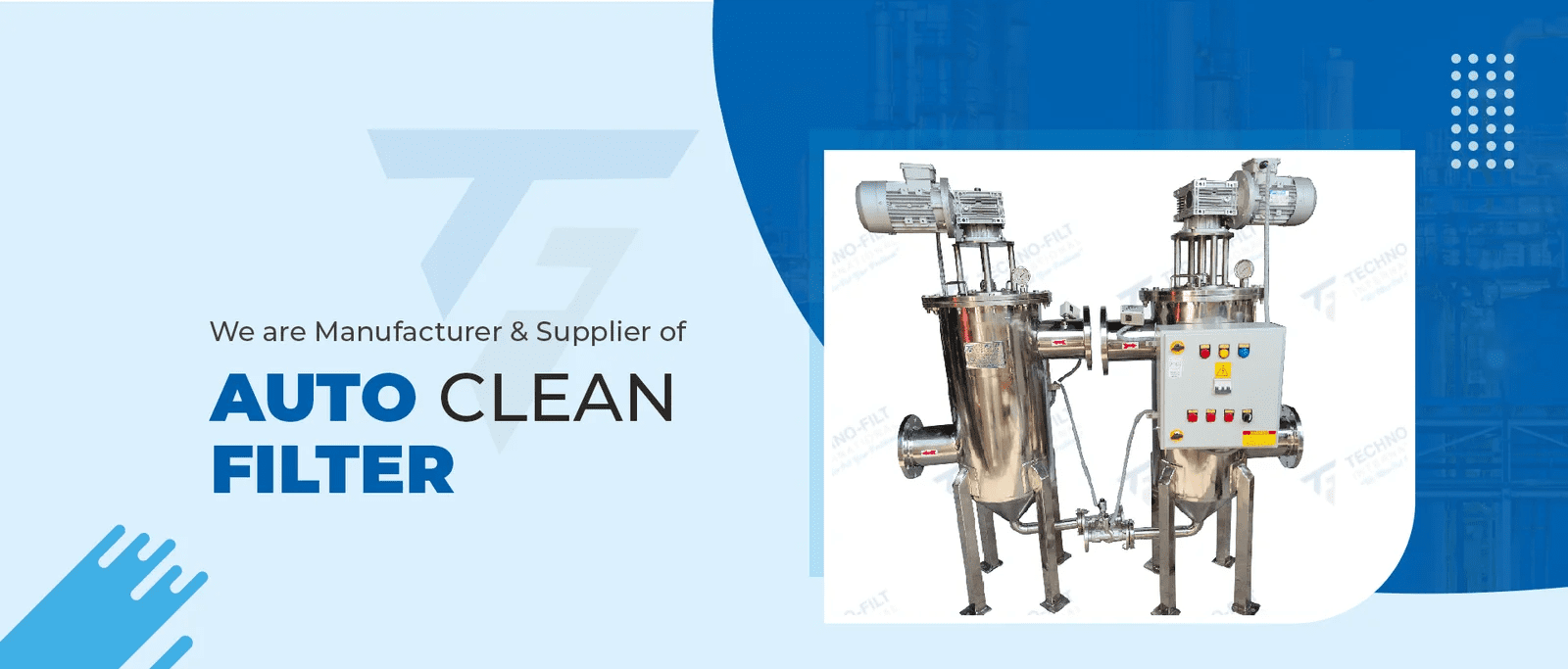 Manufacturer of Industrial Filters, Housing, and Polypropylene Cartridges