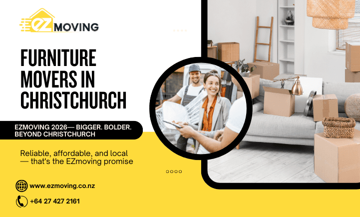 Reliable Furniture Movers Christchurch | EZmoving – Trusted Movers Christchurch