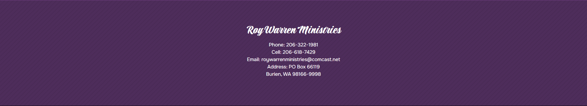 Roywarren Ministries
