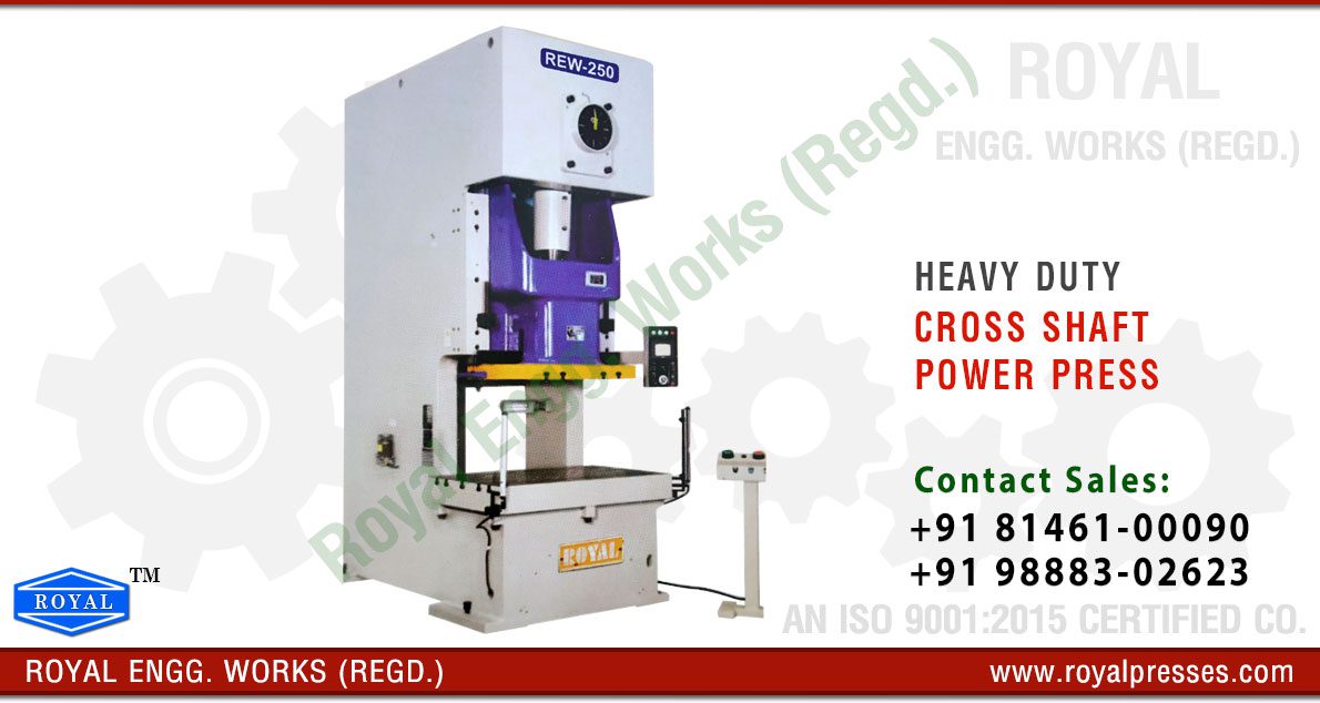 Power Press, Hydraulic Power Press, Pneumatic Power Press manufacturers exporters in India Ludhiana Punjab https://www.royalpresses.com +91-8146100090, +91-9888302623