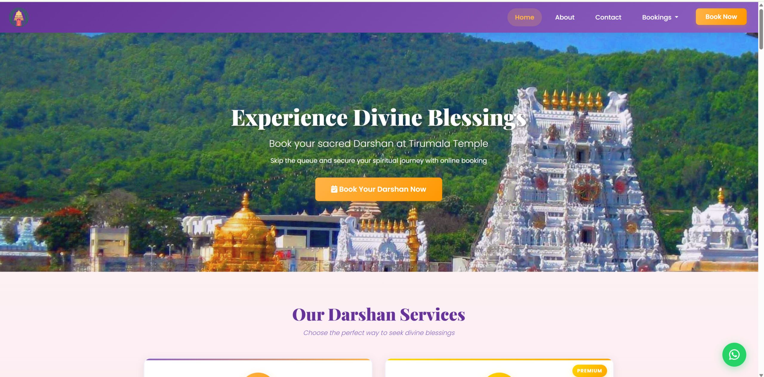 Tirupati Darshan Ticket Booking