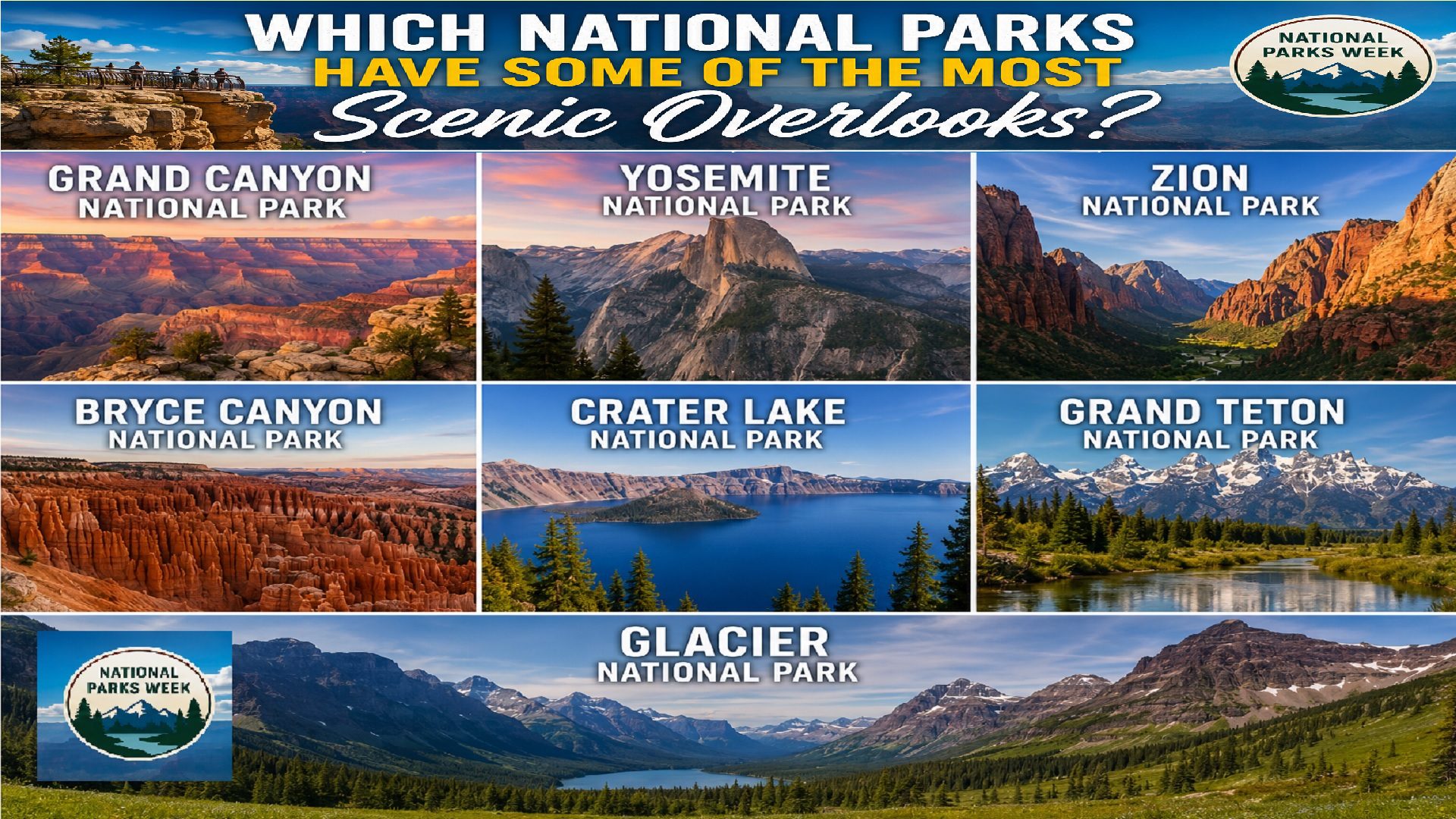 Which National Parks Have Some of the Most Scenic Overlooks in the United States?